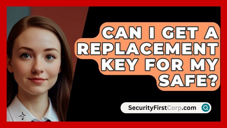 Can I Get A Replacement Key For My Safe? – SecurityFirstCorp.com