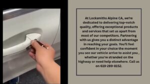 Read more about the article Locksmiths Alpine CA