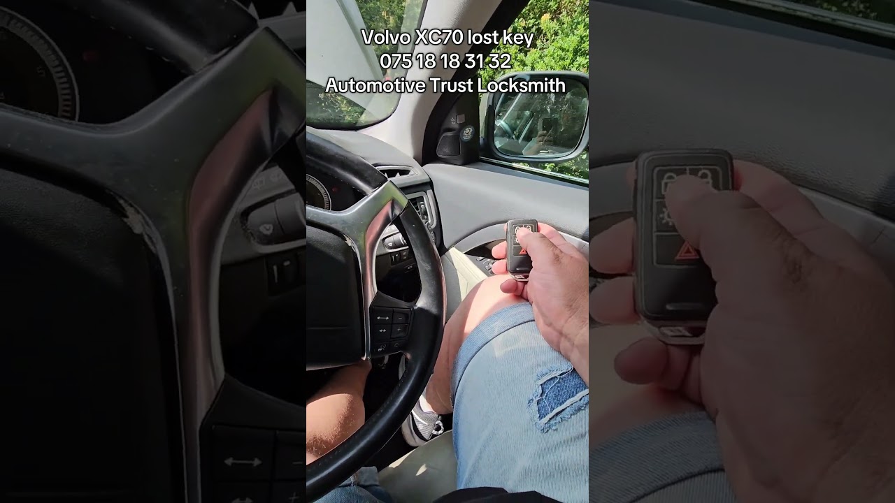 Read more about the article Volvo XC70 lost key. New key programmed. 075 18 18 31 32. @AutomotiveTrustLocksmith